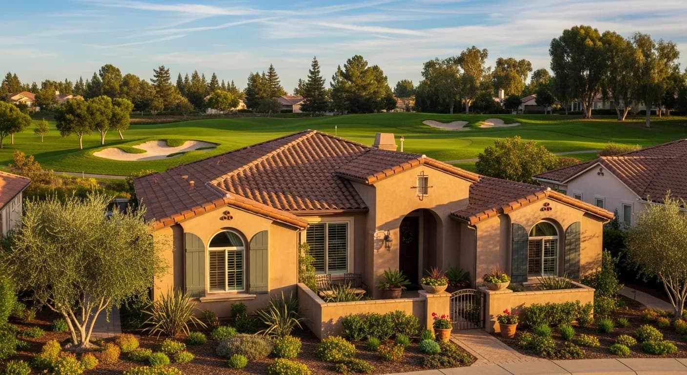 Sun City Lincoln Hills retirement community home in Lincoln California