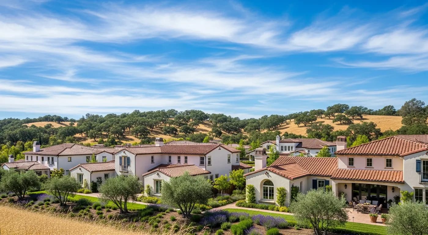 El Dorado County residential neighborhood — we buy homes from El Dorado Hills to South Lake Tahoe