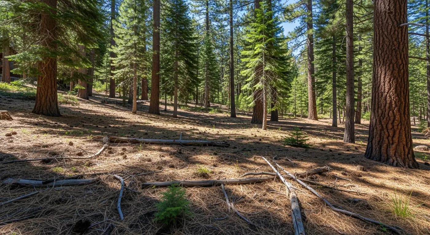 Vacant forested buildable lot near Donner Summit — we buy land and undeveloped parcels for cash