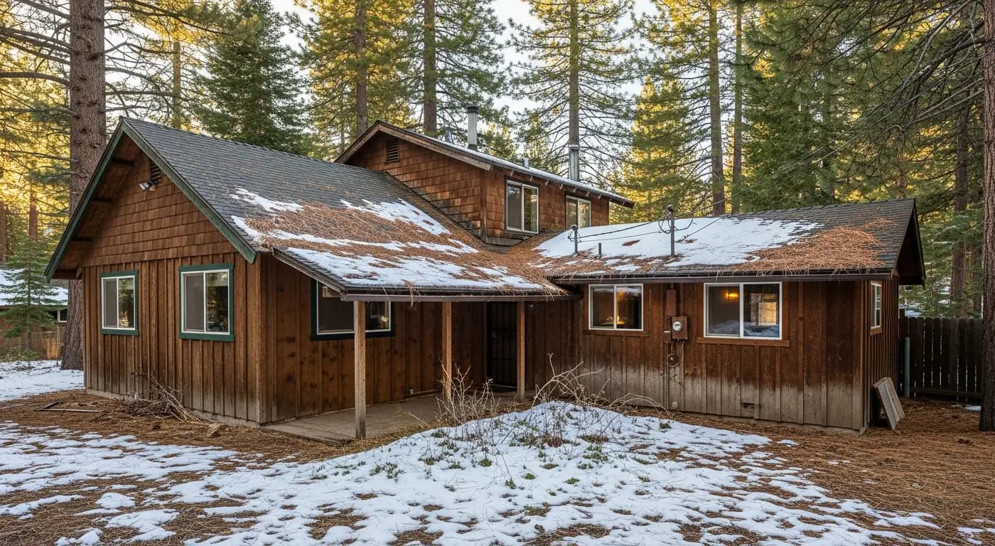 Inherited mountain cabin in South Lake Tahoe — we buy as-is for cash