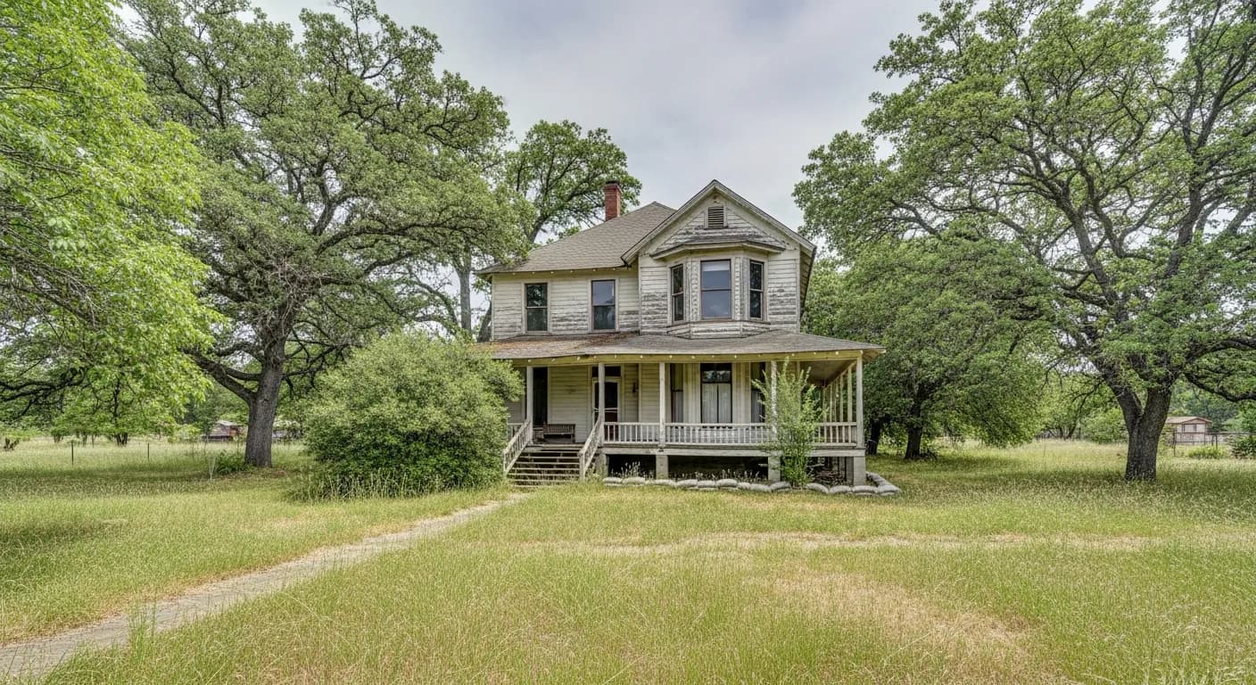 Older home in Trowbridge Sutter County — Sierra Property Buyers buys as-is for cash