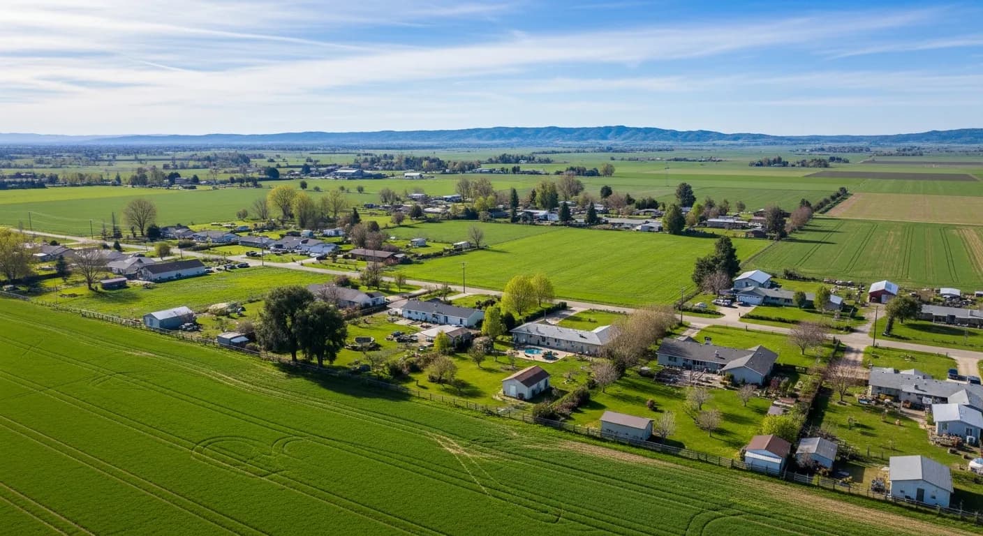 Agricultural land and rural property near Trowbridge in the Sacramento Valley