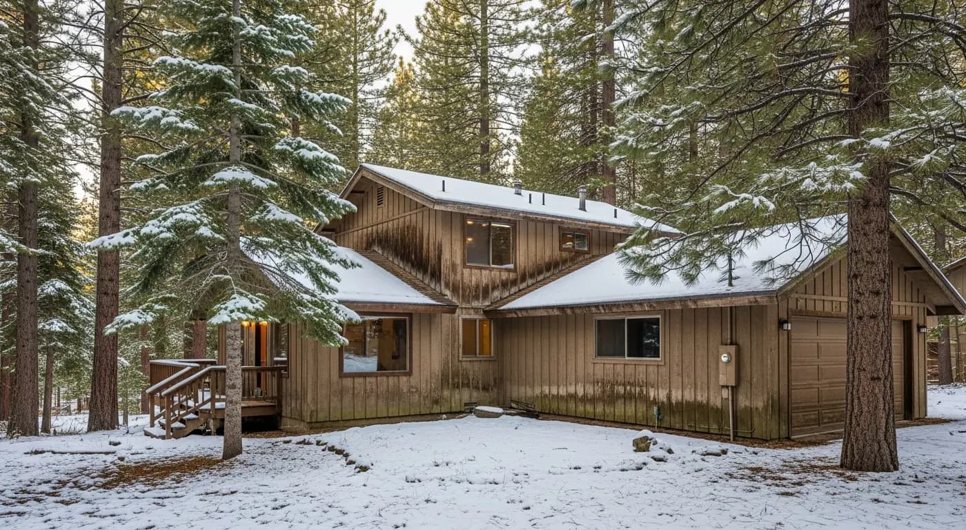 Mountain home in Truckee California needing updates — we buy Truckee properties as-is for cash