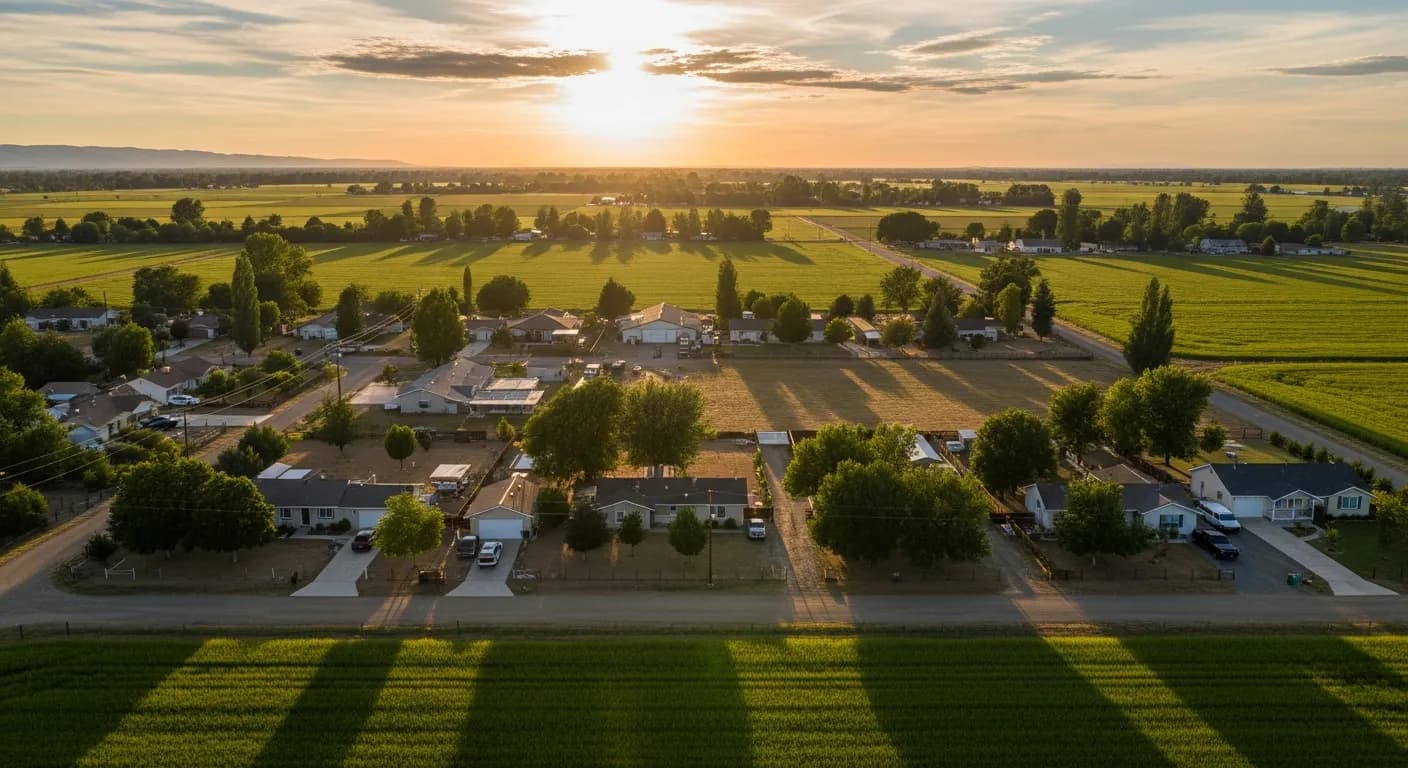 Trowbridge California small community in Sutter County between Yuba City and Nicolaus