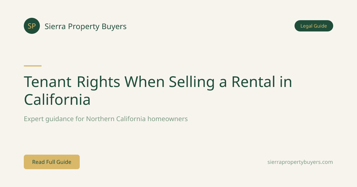 Tenant Rights When Selling a Rental in California